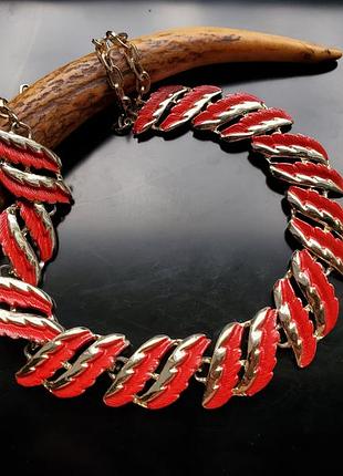 Розкішне емалеве кольє з америки, 50-60ті