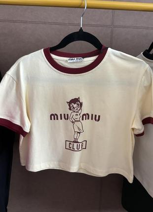Футболка миу миу
