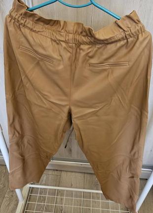 Кожаные штаны mango xl 3