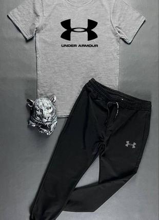 Мужской костюм under armour футболка штаны весна лето1 фото