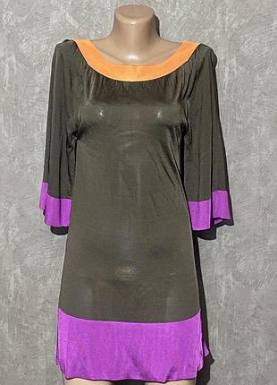 Жіноча маленька коричнева сукня escada3 фото