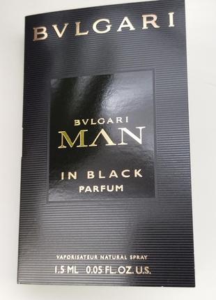 Новинка! парфуми для чоловіків bvlgari bvlgari man in black parfum