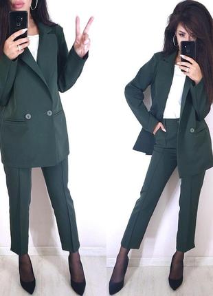 Шикарный брючный костюм oversize
