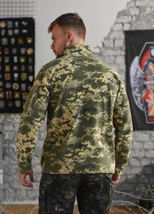 Мужская тактическая флиска пиксель липучки под шевроны
