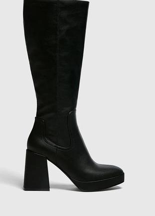 Чоботи pull@bear р.36, тв р.39, еко-шкіра