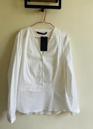 Сорочка / рубашка трендова біла zara