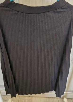 Новая юбка плиссе миди м-л