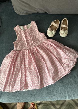 Сукня нарядна святкова ошатна з взуттям