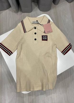 Поло женское miu miu