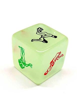 Романтична гра люмінесцентний кубик "повороти долі" - sex кубик