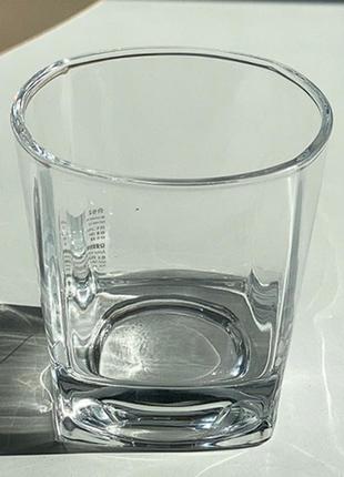 Набір 6 склянок 250 мл "квадро-клер"