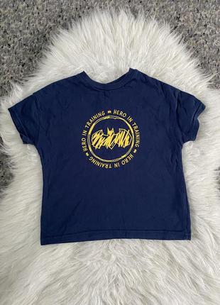 Бавовняна футболка з принтом для хлопчика
