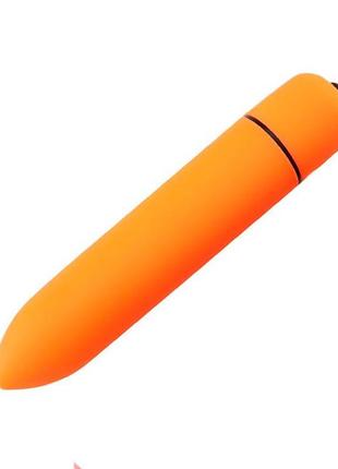 Десятискоростная водонепроницаемая вибропуля - оранжевый – вибраторы