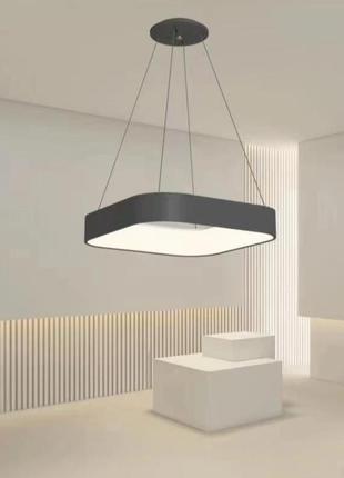 Люстра світлодіодна підвісна sirius gld-23411 bk 64w