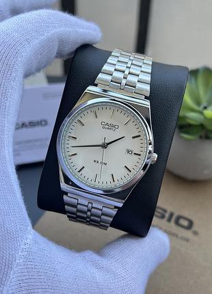 Годинник casio mtp-vc01 silver-white