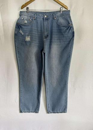 Мегаклассные джинсы мом на пышные формы shein...2 фото