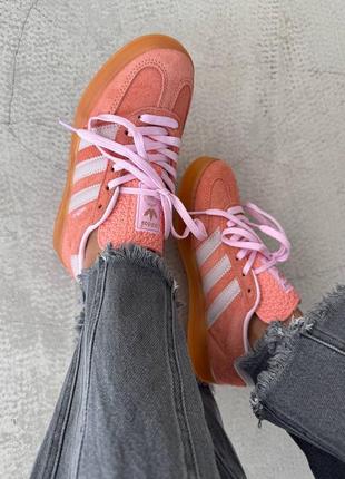 Adidas gazelle peach gum premium