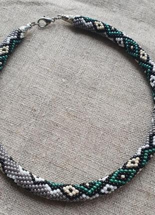 Намисто джгут чокер з бісеру