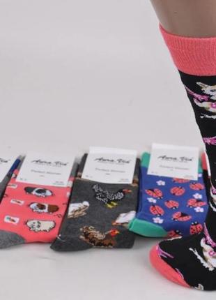 Женские хлопковые носки