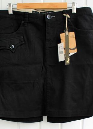 Джинсовая юбка черного цвета ltb делового стиля1 фото