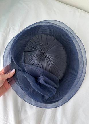 Винтажная синяя шляпа англия mitzi lorenz5 фото