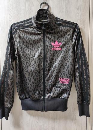 Adidas chile62 женская спортивная кофта на змейке мастерка олимпийка