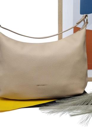 Большая женская сумка-мешок экокожа светло-бежевый арт.cm6909a l.beige davidjones франція