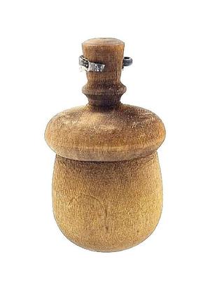 Колпак брелок из дерева наперсток жолудь