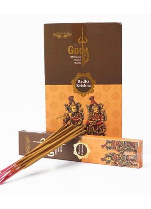 Divine soul radha krishna ароматические палочки радха кришна 15 грамм масальные благовония