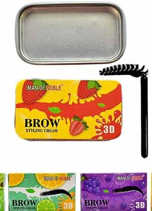 Мило-гель для брів iman of noble brow styling soap цитрус 12 г (6972423631243)