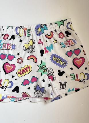 Шорти primark disney minnie mouse для дівчинки рожеві