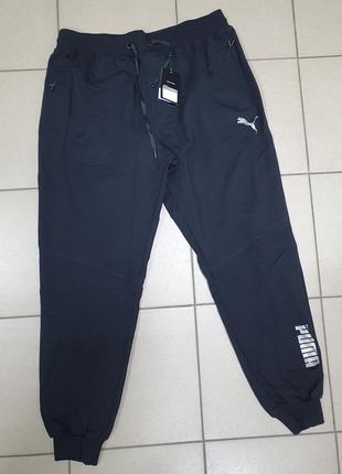 Спортивные штаны puma мужские большие размеры xxl-6xl , xxxl, черный