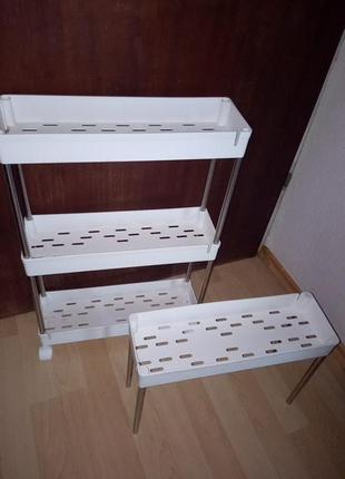 Полка 4ярусая, на колесах, бу