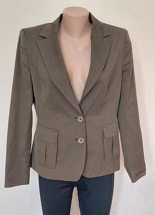 Піджак в дрібну смужку 46-48 розміру