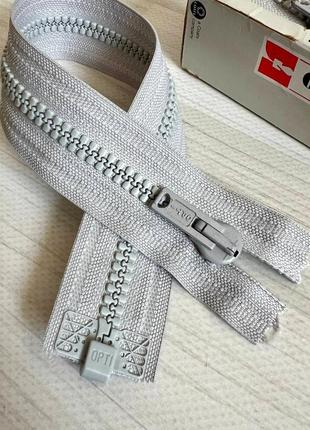 Тракторная молния разъемная opti, 40 см (серая)