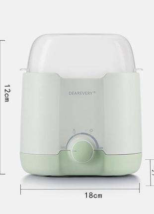 Уценка!!! подогреватель и стерилизатор для детских бутылочек на две бутылочки, мятный