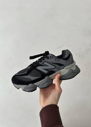 Кроссовки new balance 9060 low-top sneakers black2 фото