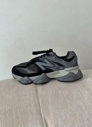 Кроссовки new balance 9060 low-top sneakers black7 фото