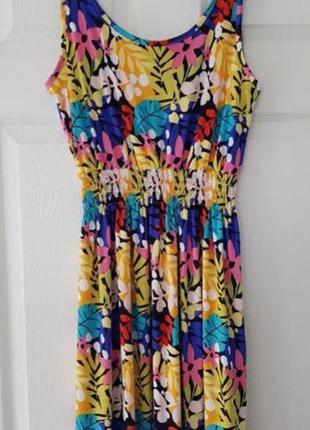 Платье макси с цветами 44-46 размер studio4 фото