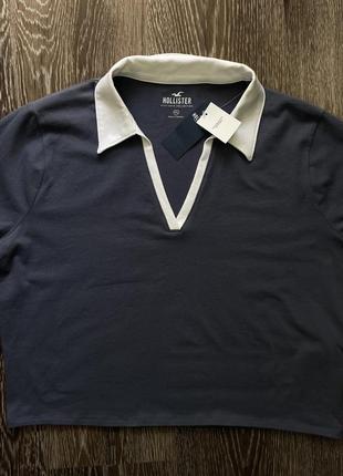 Кроп топ от бренда hollister