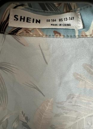 Рубашка shein 13-14 лет 6