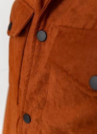 Ветровка мужская на кнопках, цвет коричневый, 131r3022-14 фото