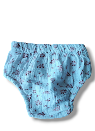 Дитячі муслінові трусики в квітковий принт