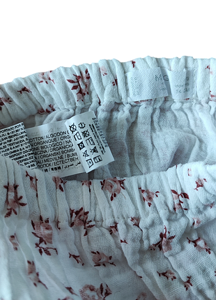 Дитячі муслінові трусики в квітковий принт