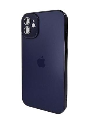 Чохол для смартфона ag glass sapphire frame magsafe logo for apple iphone 11 deep purple