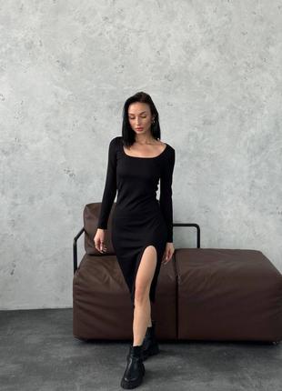 Сукня рубчик8 фото