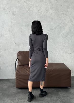 Сукня рубчик4 фото