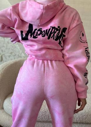 Не кошлатиться! теплий спортивний костюм на флісі тринитка пеньє, женский костюм + подарок