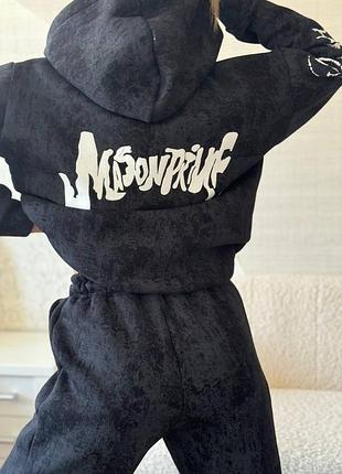 Не кошлатиться! теплий спортивний костюм на флісі тринитка пеньє, женский костюм + подарок