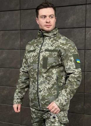 Куртка pobedov hadow військова з липучками піксель